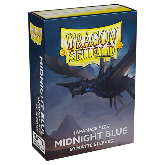 Dragon Shield Matte  Japanese Sleeves Midnight Blue (60 ct. in box)