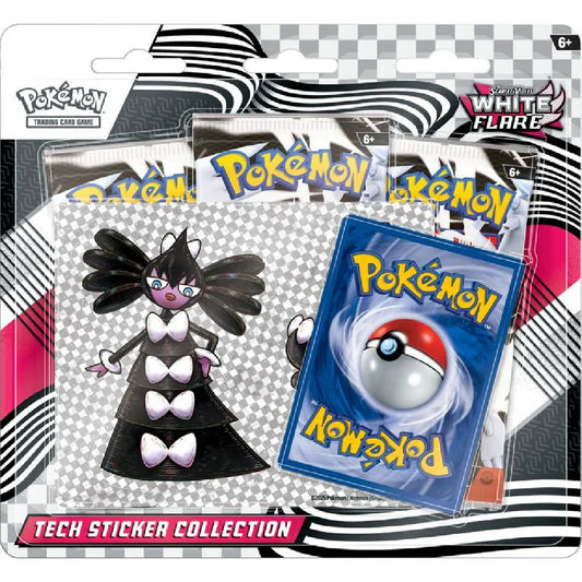 Combo: Pokémon: Scarlet & Violet - Black Bolt and White Flare Tech Sticker Collection