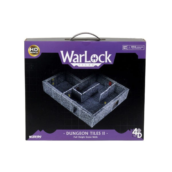 WarLock Tiles Dungeon Tiles II - Full Height Stone Walls